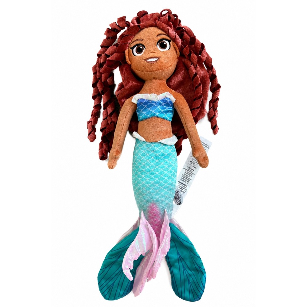 Disney Store Live Action The Little Mermaid Ariel Plush 15in Doll Princess Toy